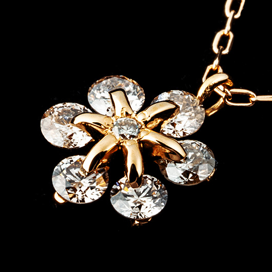 ノーブランド ダイヤモンド ネックレス 4277290 イエローゴールド 新品 サブカット 4枚目