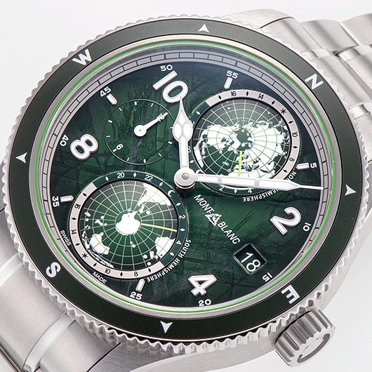 モンブラン 1858 ジオスフェール ゼロ オキシジェン MB133303 グリーン 中古 サブカット 1枚目