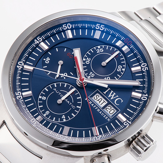 IWC GST クロノグラフ ラトラパンテ IW371528 ブルー 中古 サブカット 1枚目