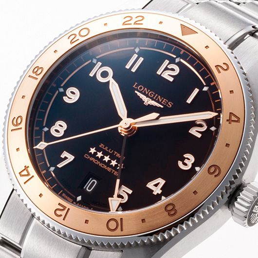 ロンジン スピリット ズールー タイム L3.803.5.53.6 ブラック 中古 サブカット 1枚目