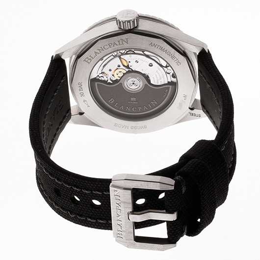 ブランパン フィフティ ファゾムス バチスカーフ 5100B-1110-B52A グレー 中古 サブカット 2枚目