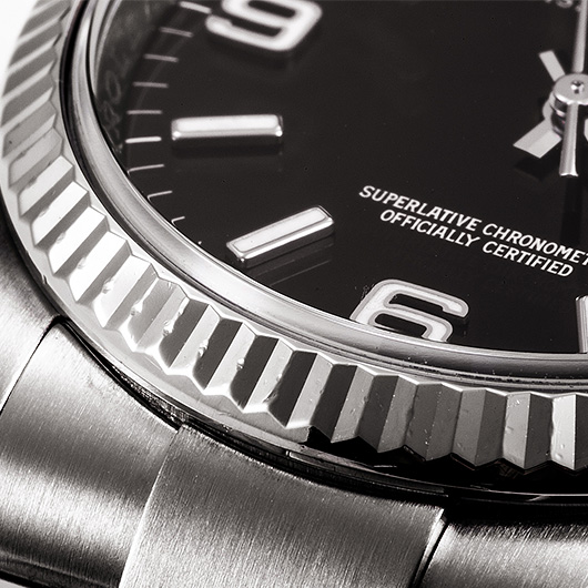 ロレックス オイスター パーペチュアル 116034 ブラック 中古 サブカット 3枚目