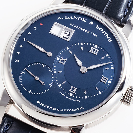 ランゲ＆ゾーネ ランゲ1 デイマティック 320.028 ブルー 中古 サブカット 1枚目