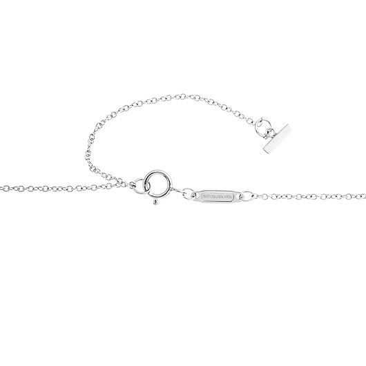 ティファニー&Co. Tスマイル ミニ ペンダント ホワイトゴールド 中古 サブカット 3枚目