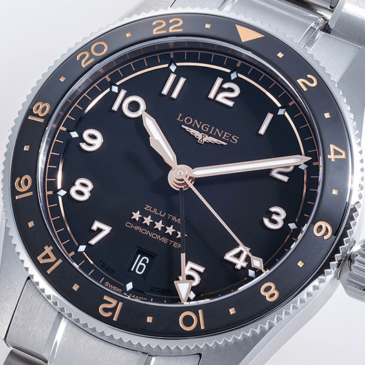 ロンジン スピリット ズールー タイム L3.802.4.50.6 ブラック 新品 サブカット 1枚目