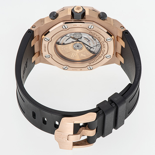 オーデマ・ピゲ ロイヤルオーク オフショア クロノグラフ 26470OR.OO.A002CR.02 ブラック/ピンク 中古 サブカット 2枚目