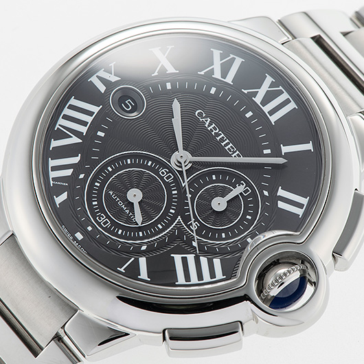 カルティエ バロンブルークロノグラフ W6920025 グレー 中古 サブカット 1枚目