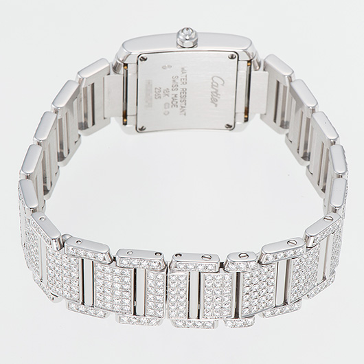 カルティエ タンクフランセーズSM WE1002SD シルバー 中古 サブカット 2枚目