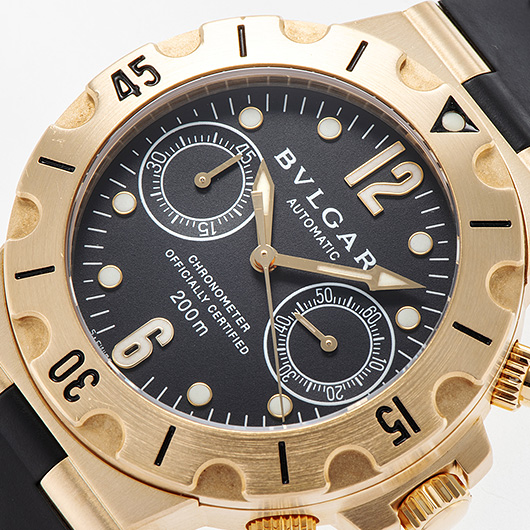 ブルガリ ディアゴノ SCB38G ブラック 中古 サブカット 1枚目