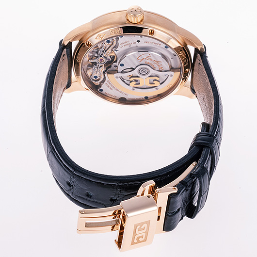 グラスヒュッテオリジナル パノマティック デイト 90-01-01-01-04 シルバー 中古 サブカット 2枚目