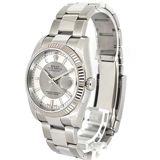 ロレックス デイトジャスト 116234 シルバー/グレー 中古 サブカット 1枚目