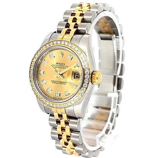 ロレックス デイトジャスト 179383G シャンパン 中古 サブカット 1枚目