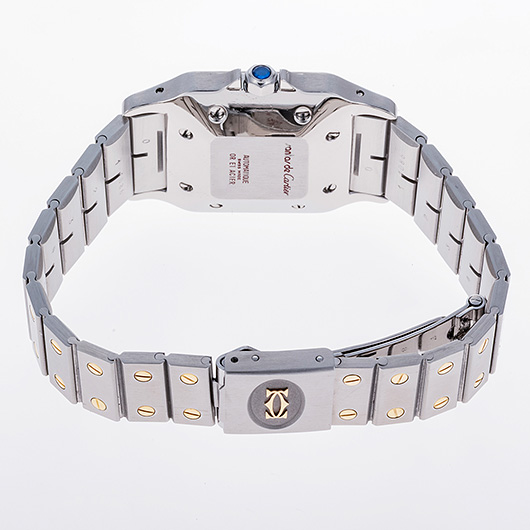 カルティエ サントスガルベLM 81036288 ホワイト 中古 サブカット 2枚目