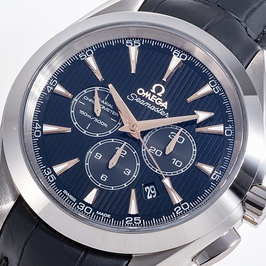 オメガ シーマスター アクアテラ クロノグラフ 231.53.44.50.01.001 ブラック 新品 サブカット 1枚目