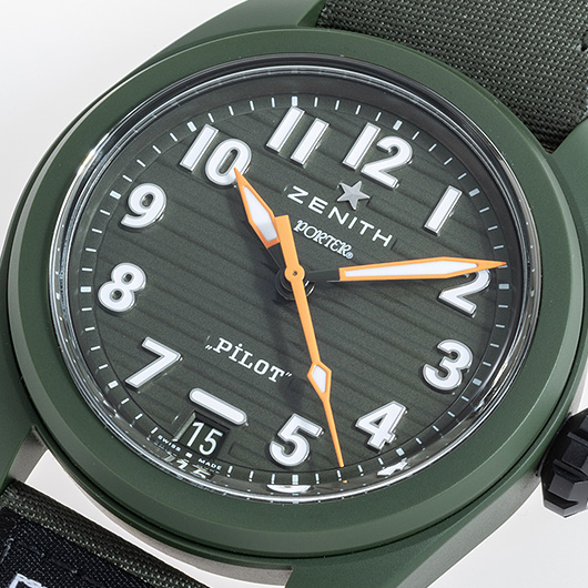 ゼニス パイロット オートマティック ポーター エディション 49.4001.3620/63.I001 グリーン 新品 サブカット 1枚目