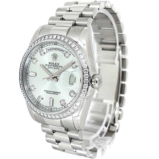 ロレックス デイデイト 118346A アイスブルー 中古 サブカット 1枚目