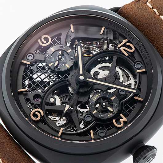 パネライ ラジオミール トゥールビヨン GMT セラミカ PAM00350 ブラック 中古 サブカット 1枚目