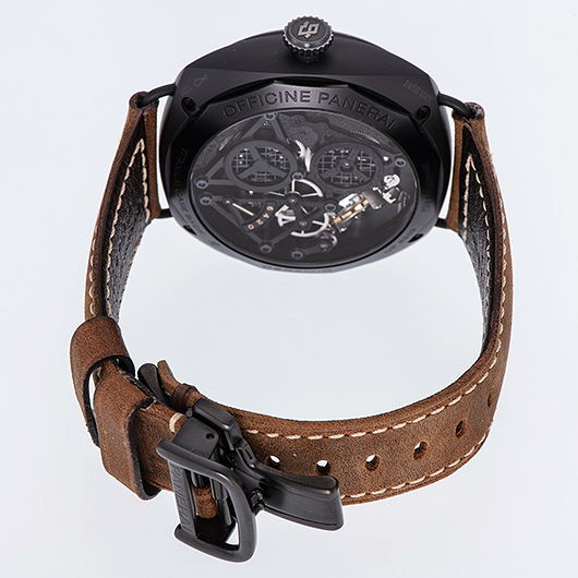 パネライ ラジオミール トゥールビヨン GMT セラミカ PAM00350 ブラック 中古 サブカット 2枚目