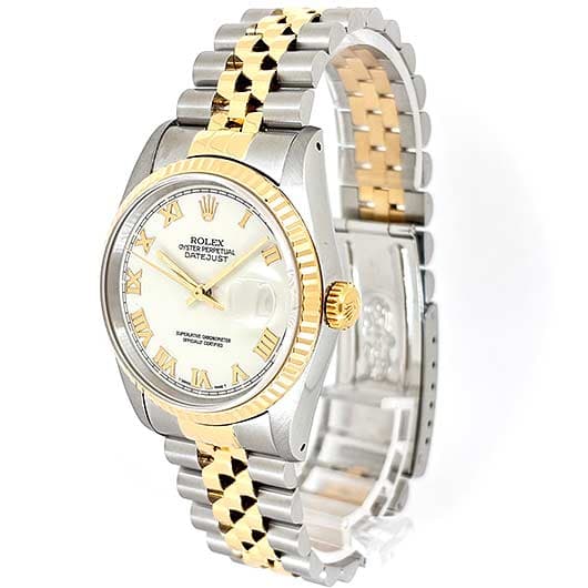 ロレックス デイトジャスト 16233 アイボリー 中古 サブカット 1枚目