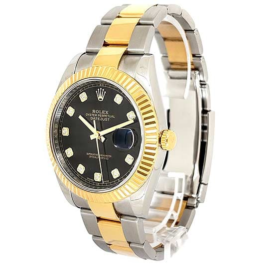 ロレックス デイトジャスト41 126333G ブラック 中古 サブカット 1枚目