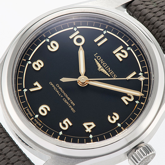 ロンジン スピリット パイロット L3.809.4.53.9 ブラック 新品 サブカット 1枚目