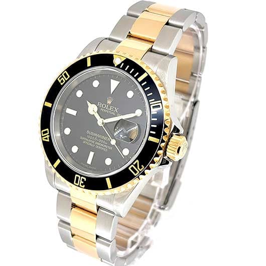 ロレックス サブマリーナ デイト 16613 ブラック 中古 サブカット 1枚目