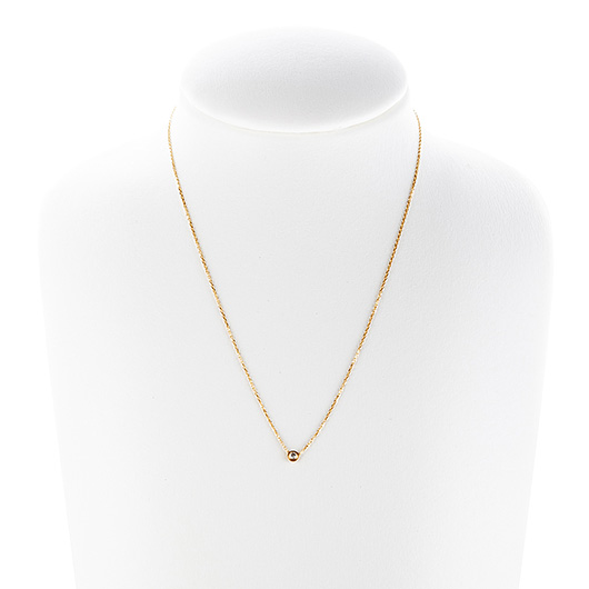 カルティエ ダムール ネックレス イエローゴールド 中古 サブカット 1枚目