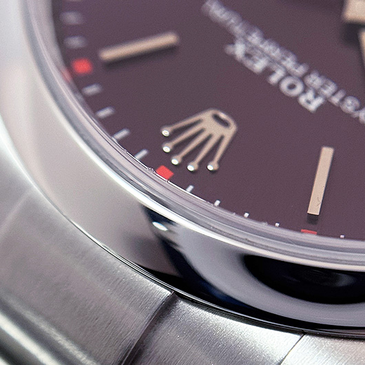 ロレックス オイスター パーペチュアル39 114300 レッドグレープ 中古 サブカット 4枚目