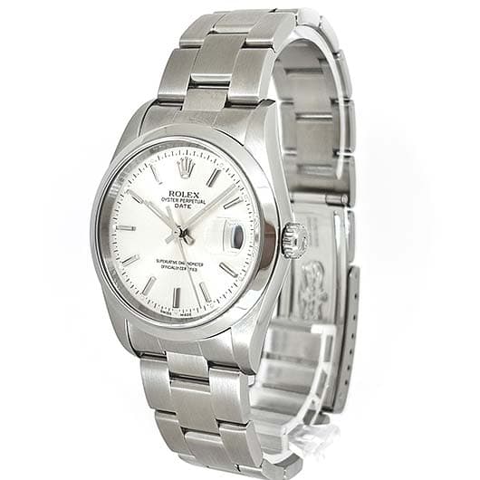 ロレックス オイスター パーペチュアル デイト 15200 シルバー 中古 サブカット 1枚目