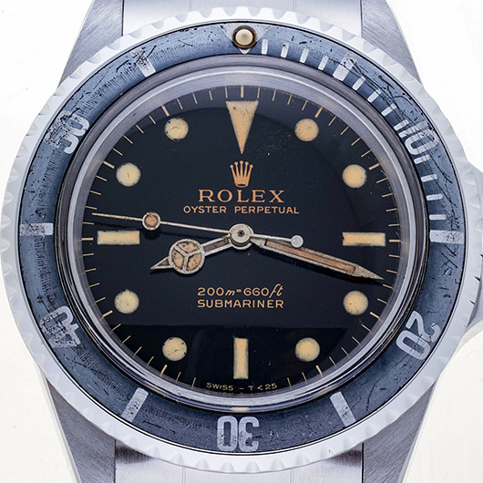 ロレックス サブマリーナ 5513 ブラック アンティーク サブカット 3枚目