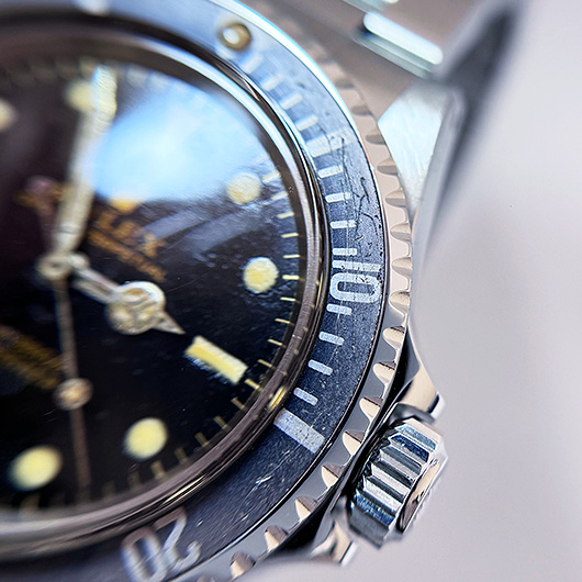 ロレックス サブマリーナ 5513 ブラック アンティーク サブカット 4枚目