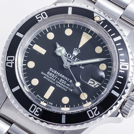 ロレックス サブマリーナ デイト 1680 ブラック アンティーク サブカット 1枚目