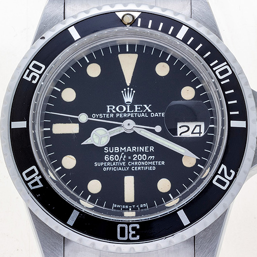 ロレックス サブマリーナ デイト 1680 ブラック アンティーク サブカット 3枚目