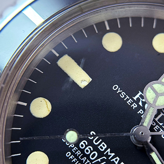 ロレックス サブマリーナ デイト 1680 ブラック アンティーク サブカット 4枚目
