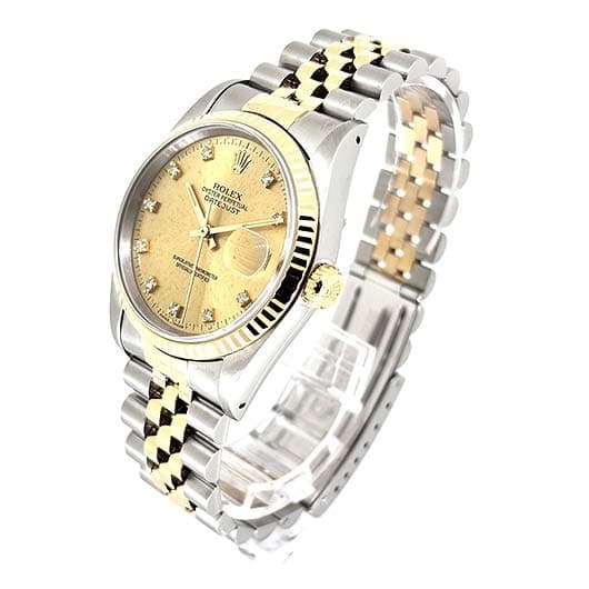 ロレックス デイトジャスト 16233G シャンパン 中古 サブカット 1枚目