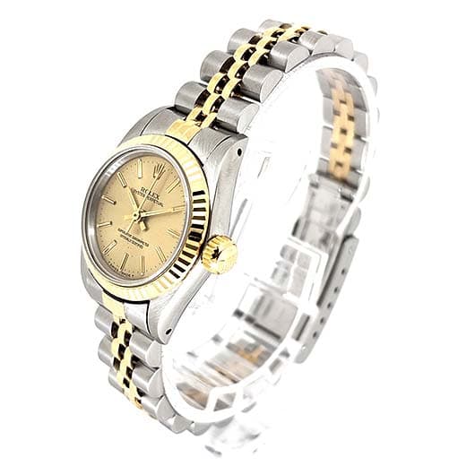 ロレックス オイスター パーペチュアル 67193 シャンパン 中古 サブカット 1枚目