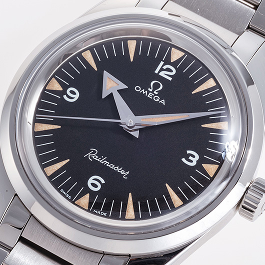 オメガ オメガ 1957 トリロジー レイルマスター マスター クロノメーター 60周年リミテッド 220.10.38.20.01.002 ブラック 中古 サブカット 1枚目