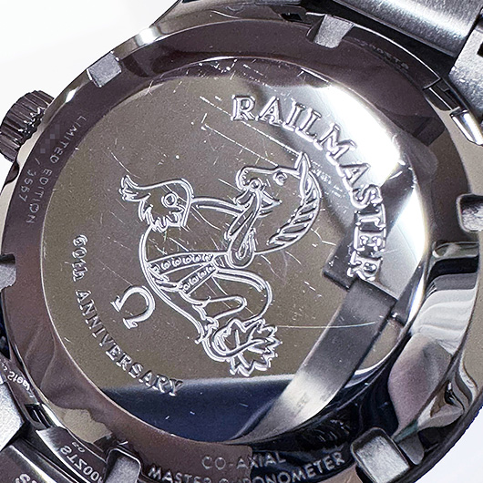 オメガ オメガ 1957 トリロジー レイルマスター マスター クロノメーター 60周年リミテッド 220.10.38.20.01.002 ブラック 中古 サブカット 3枚目