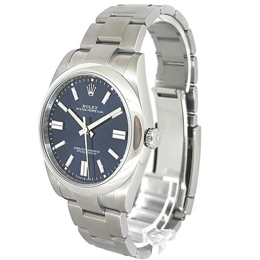 ロレックス オイスター パーペチュアル 41 124300 ブライトブルー 中古 サブカット 1枚目