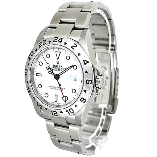 ロレックス エクスプローラーⅡ 16570 ホワイト 中古 サブカット 1枚目