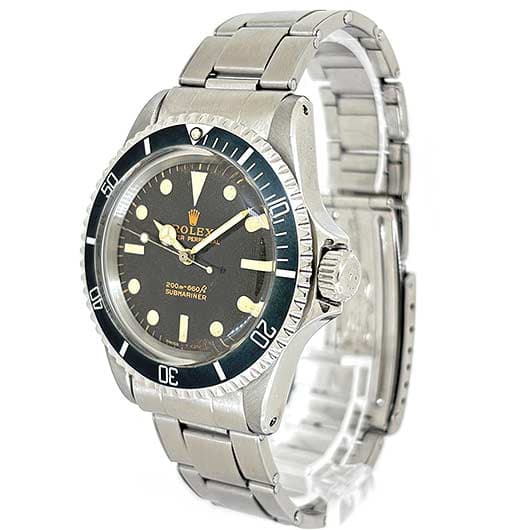 ロレックス サブマリーナ 5513 ブラック アンティーク サブカット 1枚目