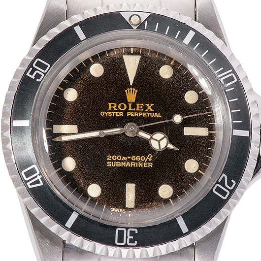 ロレックス サブマリーナ 5513 ブラック アンティーク サブカット 3枚目