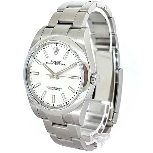 ロレックス オイスターパーペチュアル39 114300 ホワイト 中古 サブカット 1枚目