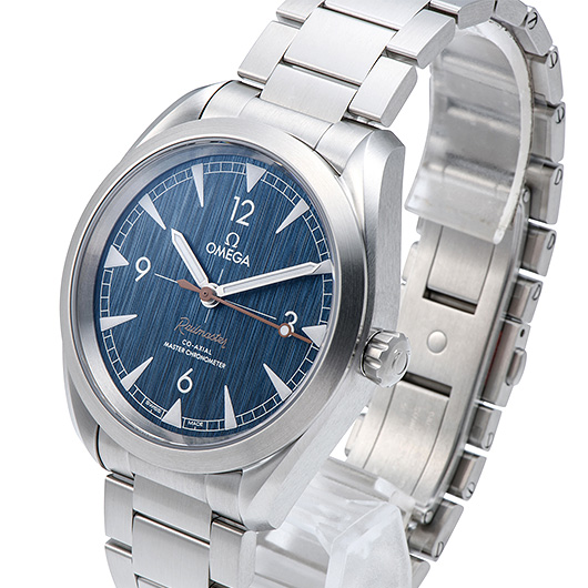 オメガ シーマスター レイルマスター コーアクシャル マスタークロノメーター 220.10.40.20.03.001 ブルー 新品 サブカット 1枚目