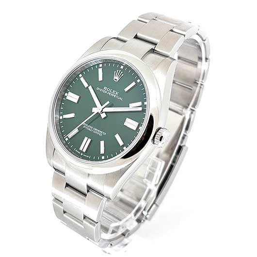 ロレックス オイスター パーペチュアル 41 124300 グリーン 中古 サブカット 1枚目