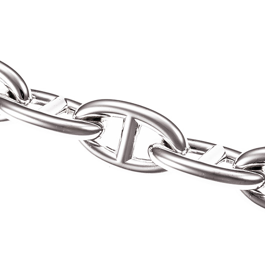 エルメス シェーヌ・ダンクル GM シルバー 新品 サブカット 3枚目