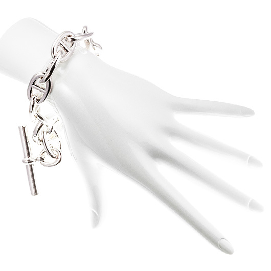 エルメス シェーヌ・ダンクル TGM シルバー 新品 サブカット 1枚目