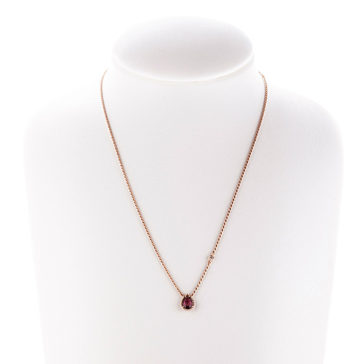 ブシュロン セルパンボエム ペンダント エクストラ スモール JPN00629 ピンクゴールド/レッド/シルバー 中古 サブカット 1枚目