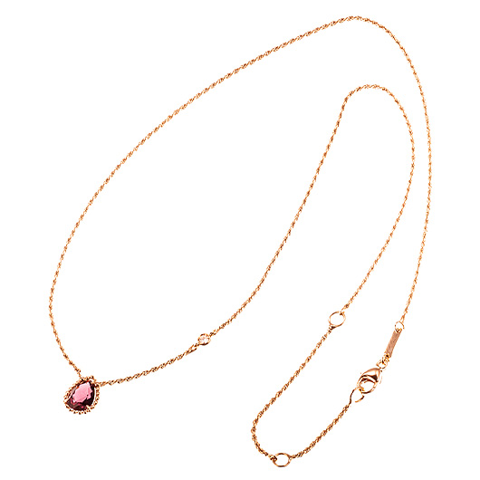 ブシュロン セルパンボエム ペンダント エクストラ スモール JPN00629 ピンクゴールド/レッド/シルバー 中古 サブカット 2枚目