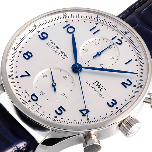 IWC ポルトギーゼ クロノグラフ IW371605 シルバー 中古 サブカット 1枚目
